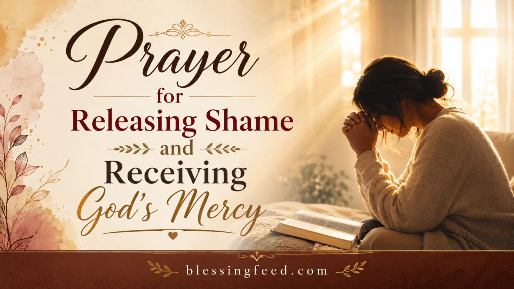 Prayer for Releasing Shame and Receiving God’s Mercy