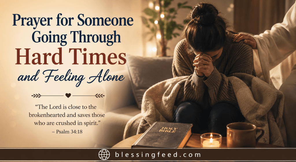 Prayer for Someone Going Through Hard Times and Feeling Alone