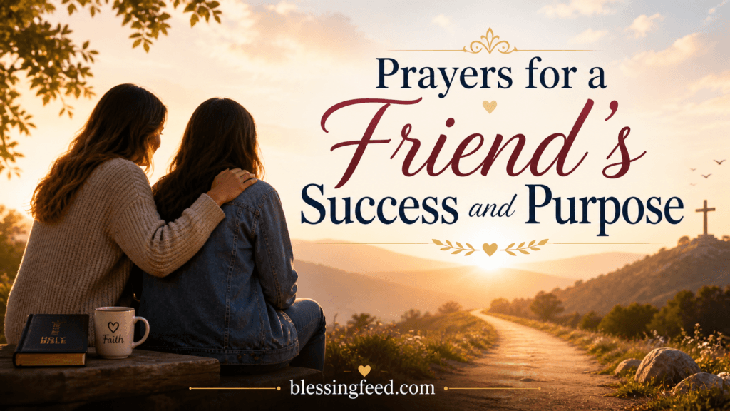Prayers for a Friend’s Success and Purpose