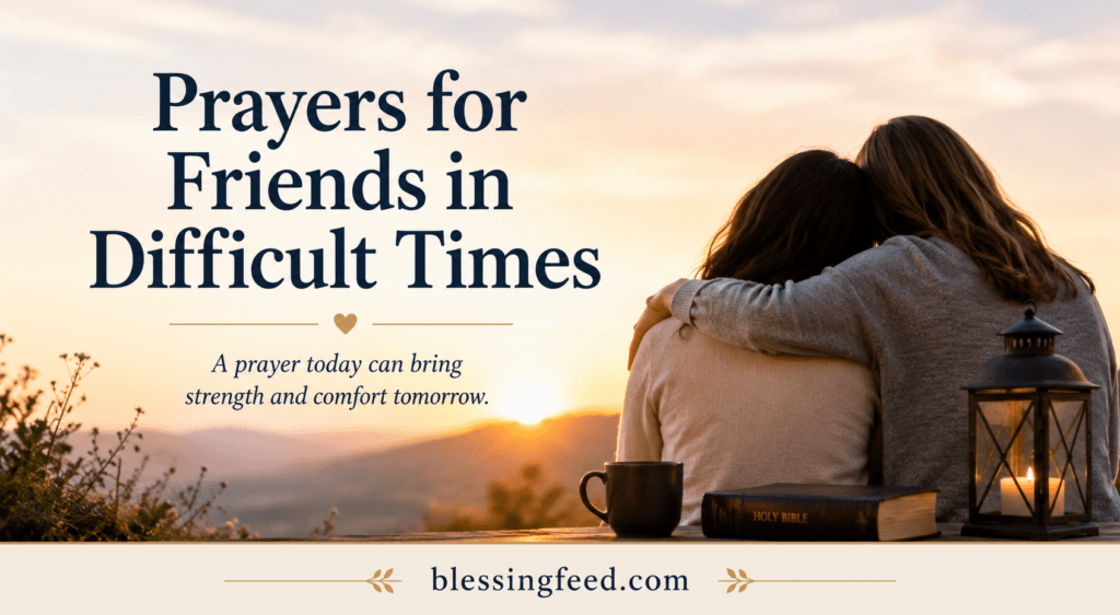 Prayers for Friends in Difficult Times