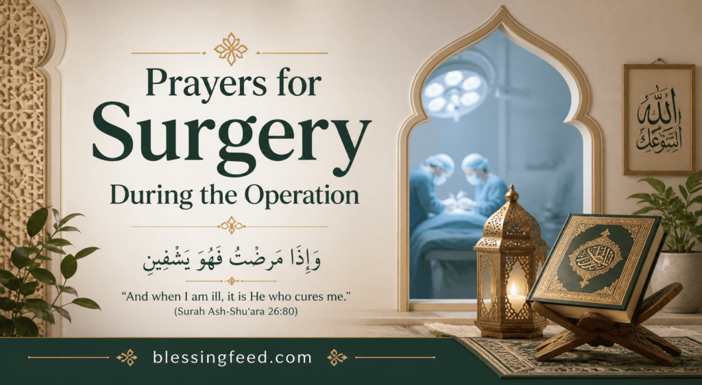 Prayers for Surgery During the Operation