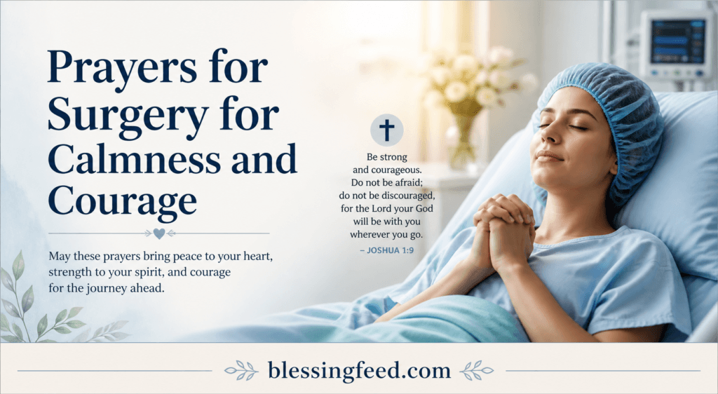 Prayers for Surgery for Calmness and Courage