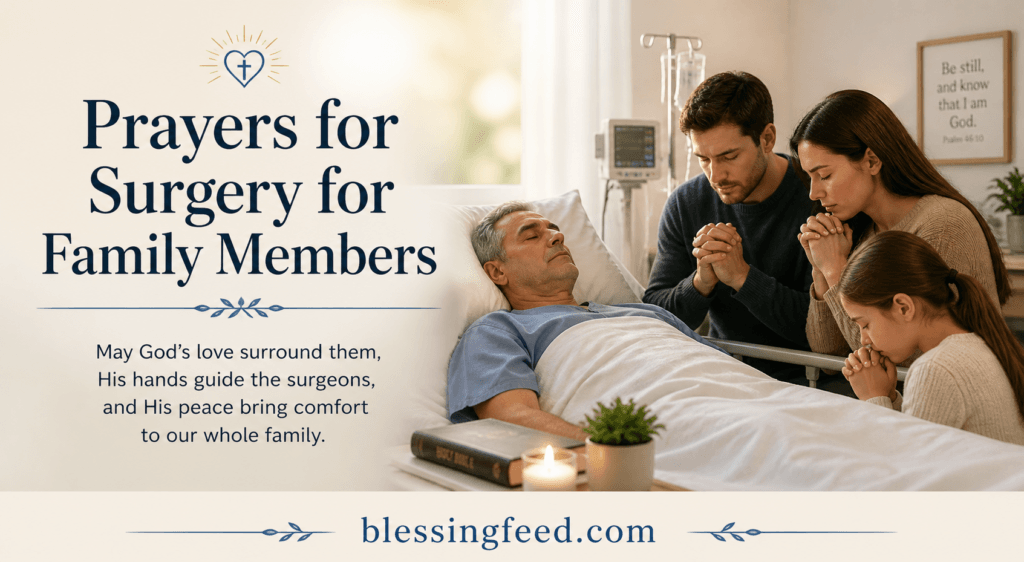Prayers for Surgery for Family Members