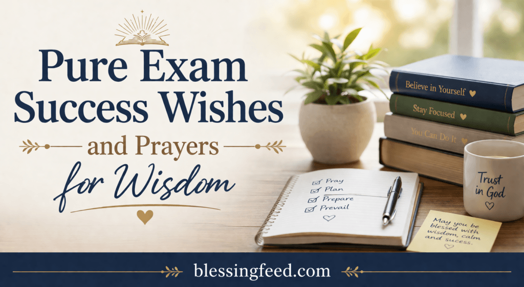 Pure Exam Success Wishes and Prayers for Wisdom