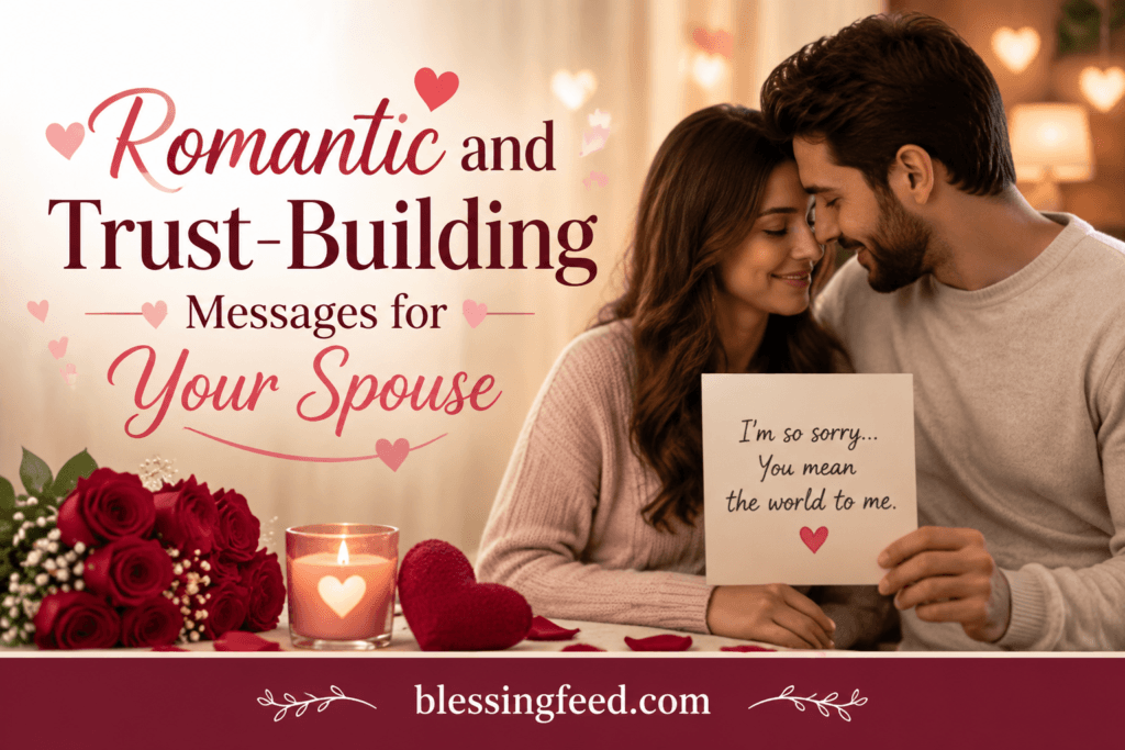 Romantic and Trust-Building Messages for Your Spouse