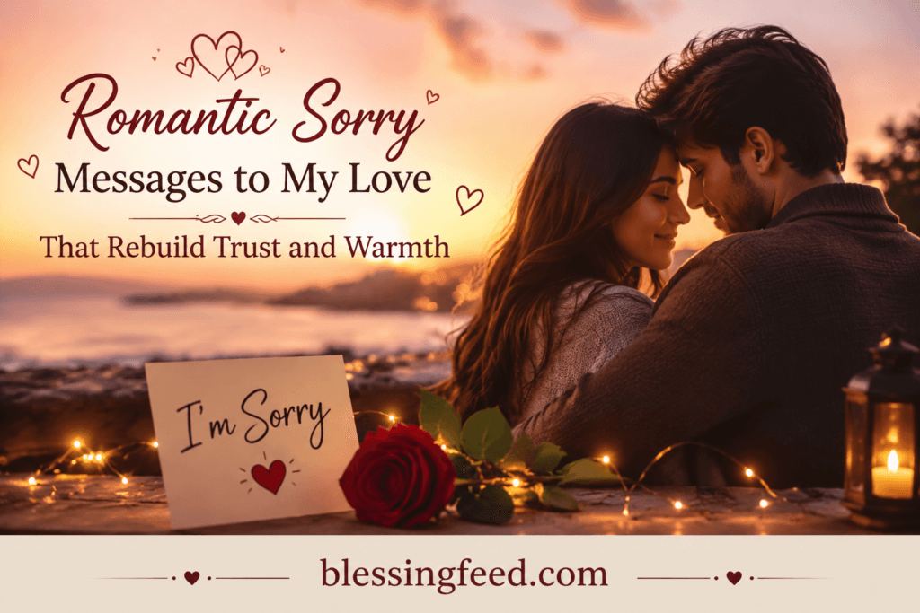 Romantic Sorry Messages to My Love That Rebuild Trust and Warmth