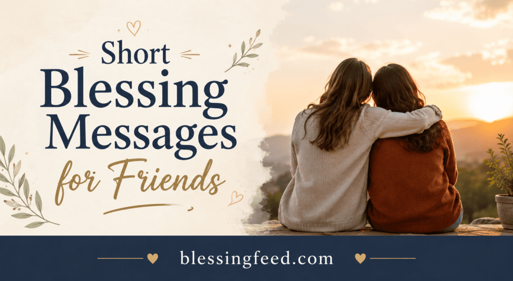 Short Blessing Messages for Friends