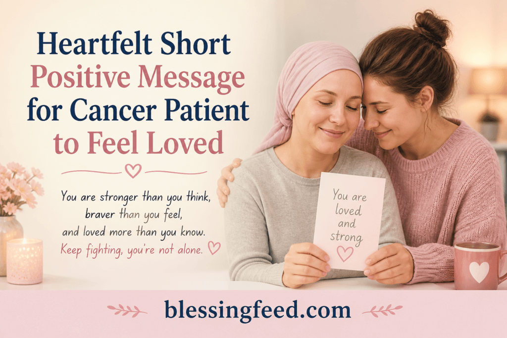 short positive message for cancer patient