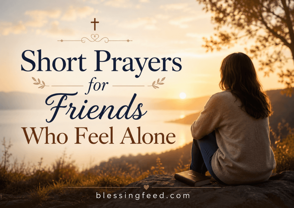 Short Prayers for Friends Who Feel Alone