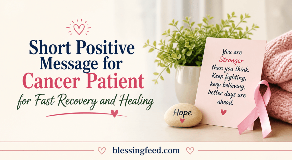 short positive message for cancer patient