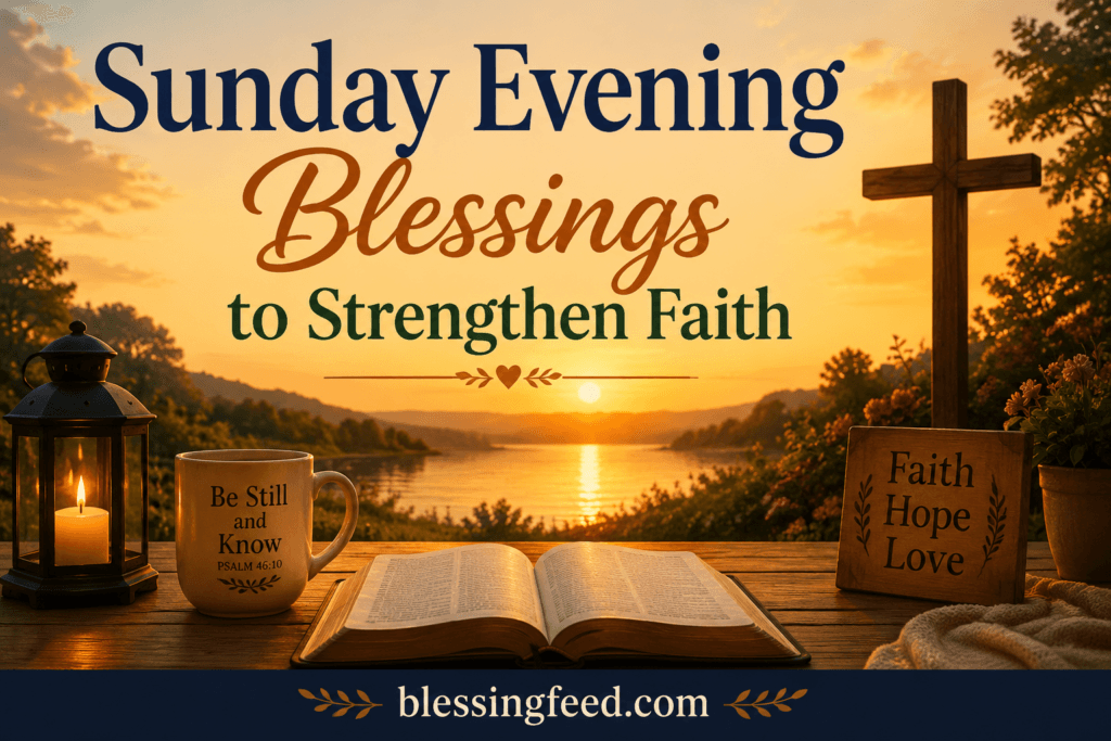 Sunday Evening Blessings to Strengthen Faith