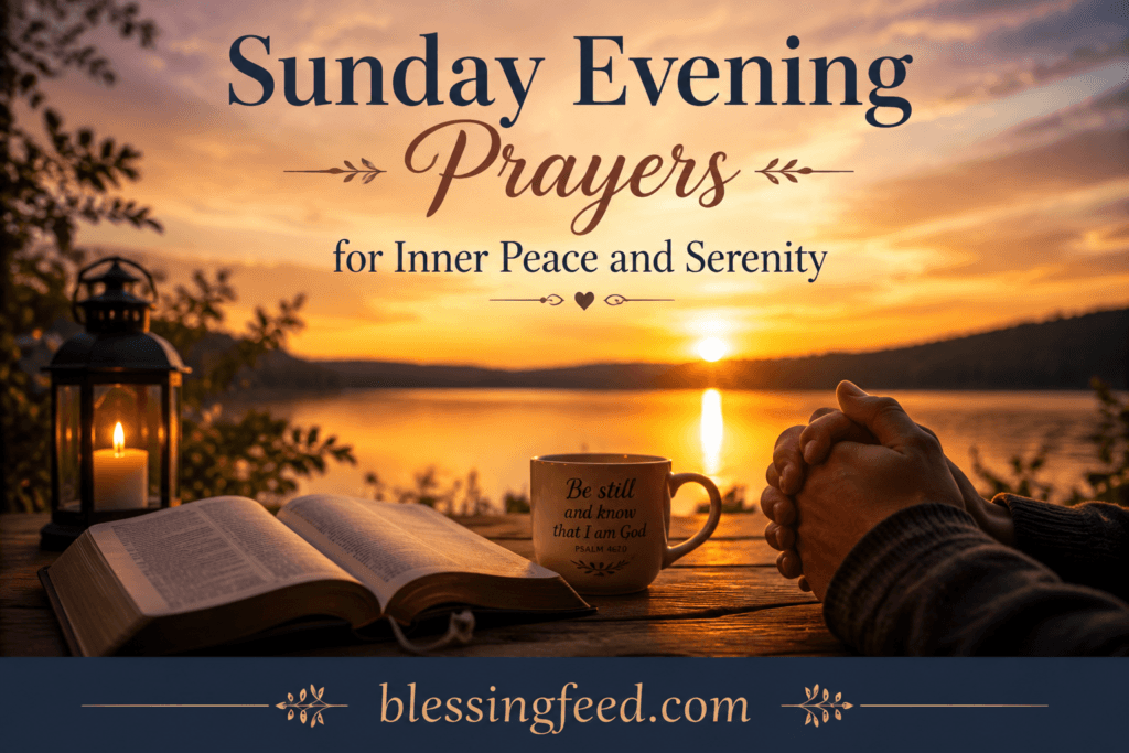 Sunday Evening Prayers for Inner Peace and Serenity