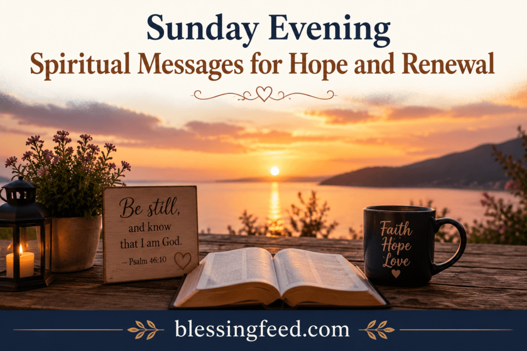 Sunday Evening Spiritual Messages for Hope and Renewal