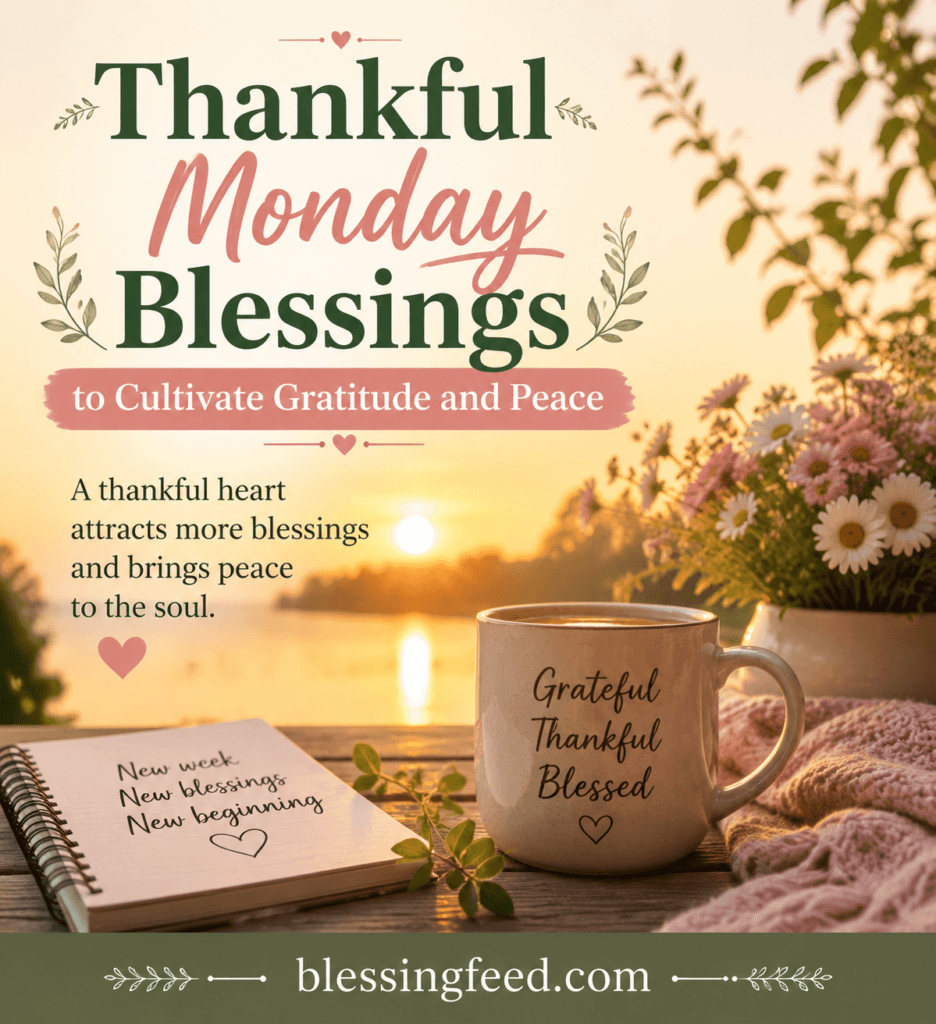 Thankful Monday Blessings to Cultivate Gratitude and Peace