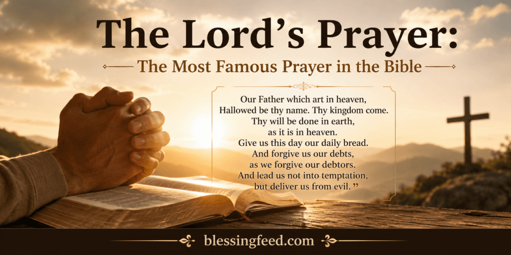 The Lord’s Prayer: The Most Famous Prayer in the Bible
