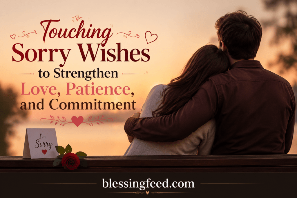 Touching Sorry Wishes to Strengthen Love, Patience, and Commitment