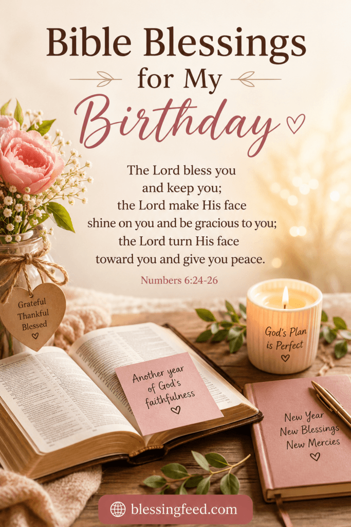 Bible Blessings for My Birthday