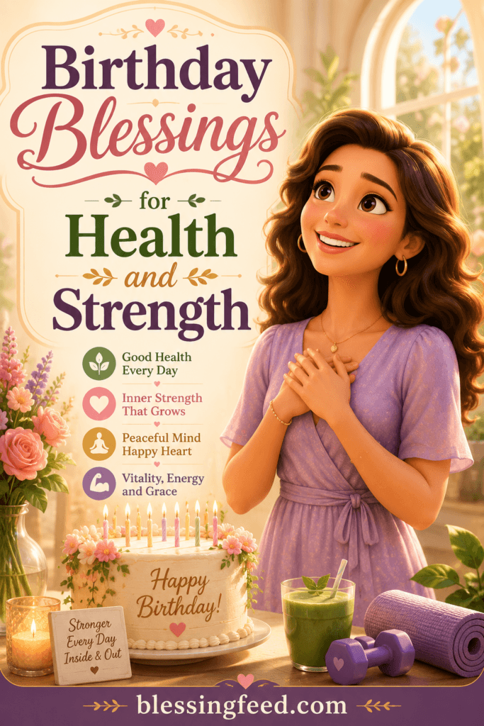 Birthday Blessings for Health and Strength