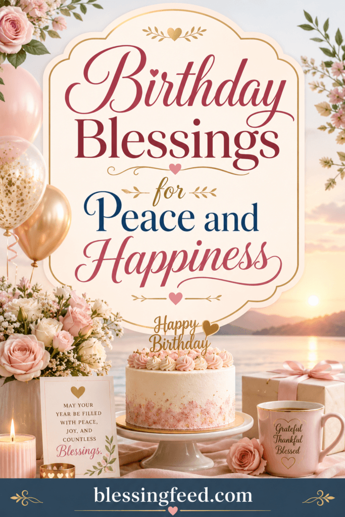 Birthday Blessings for Peace and Happiness