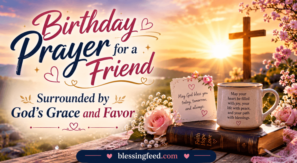 Birthday Prayer for a Friend Surrounded by God’s Grace and Favor