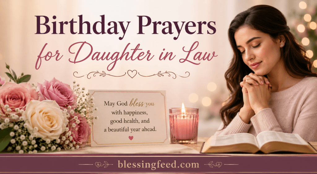 Birthday Prayers for Daughter in Law