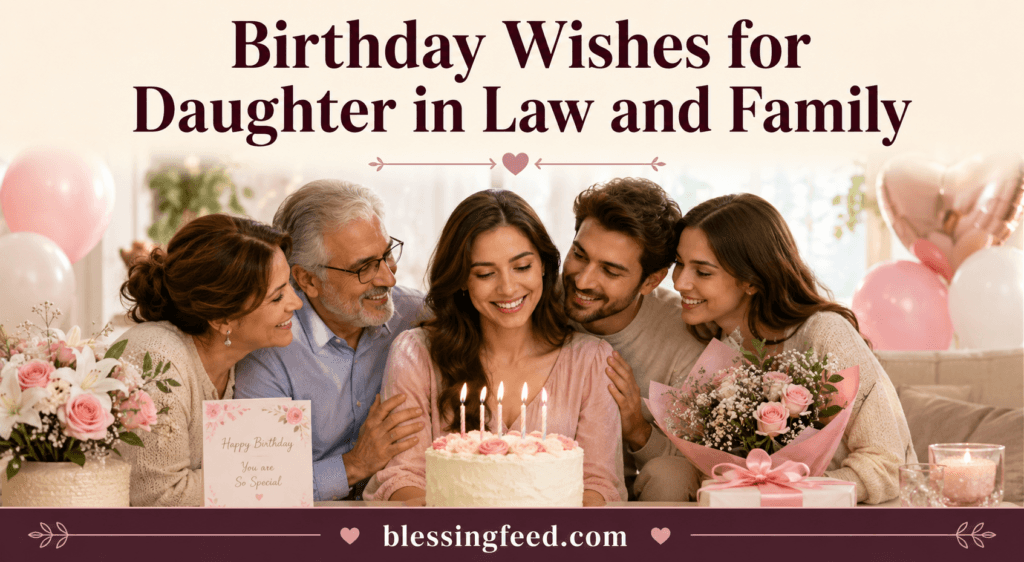Birthday Wishes for Daughter in Law and Family