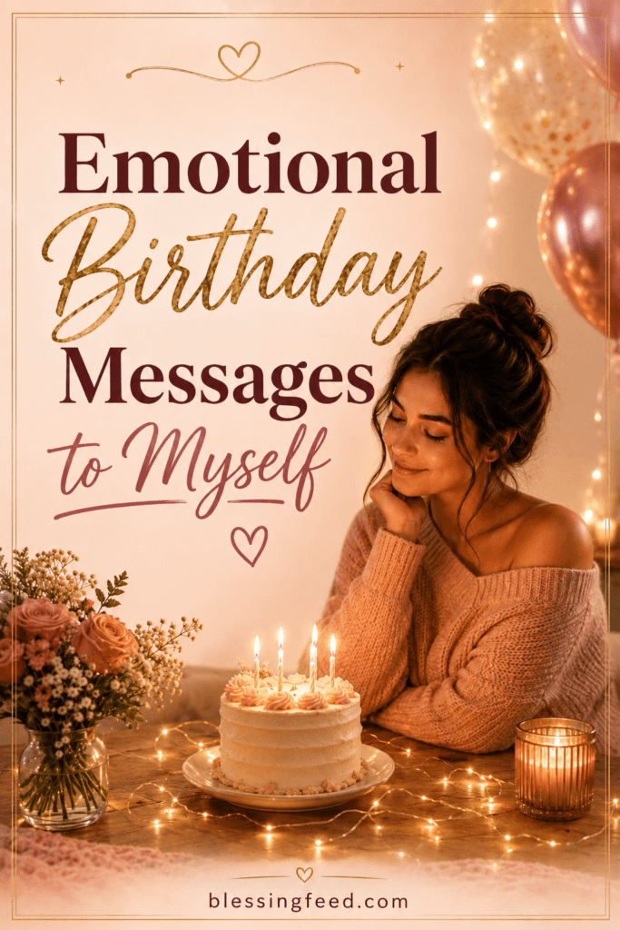 Emotional Birthday Messages to Myself