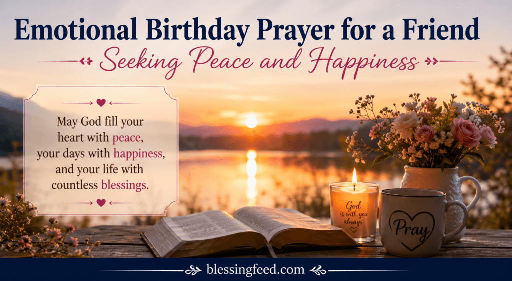 Emotional Birthday Prayer for a Friend 
