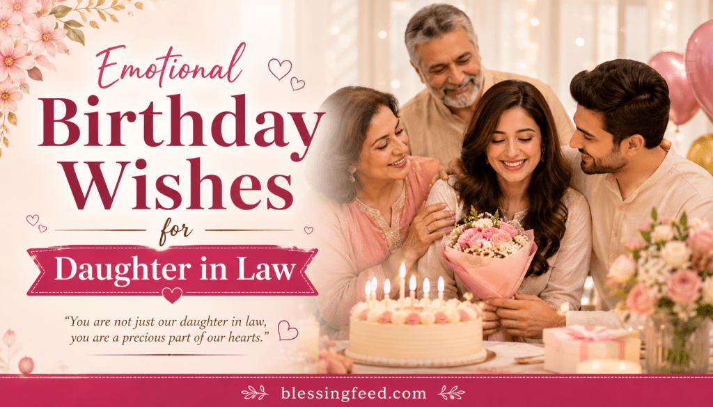 Emotional Birthday Wishes for Daughter in Law