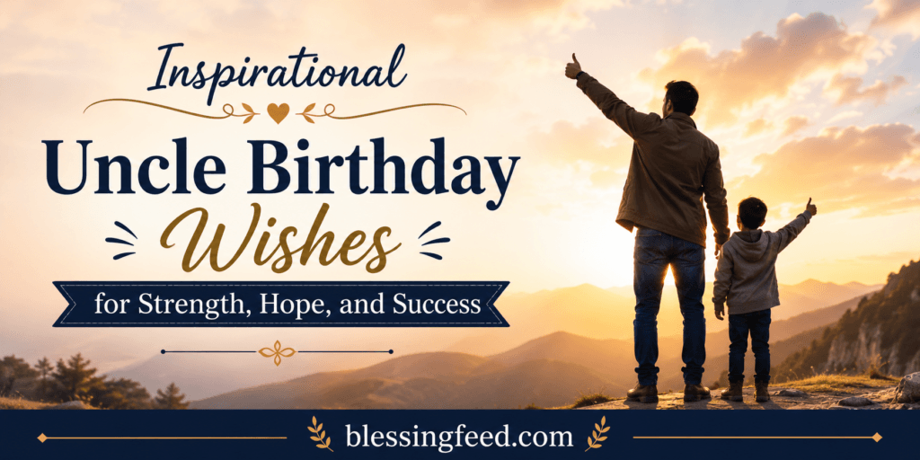 Inspirational Uncle Birthday Wishes for Strength, Hope, and Success