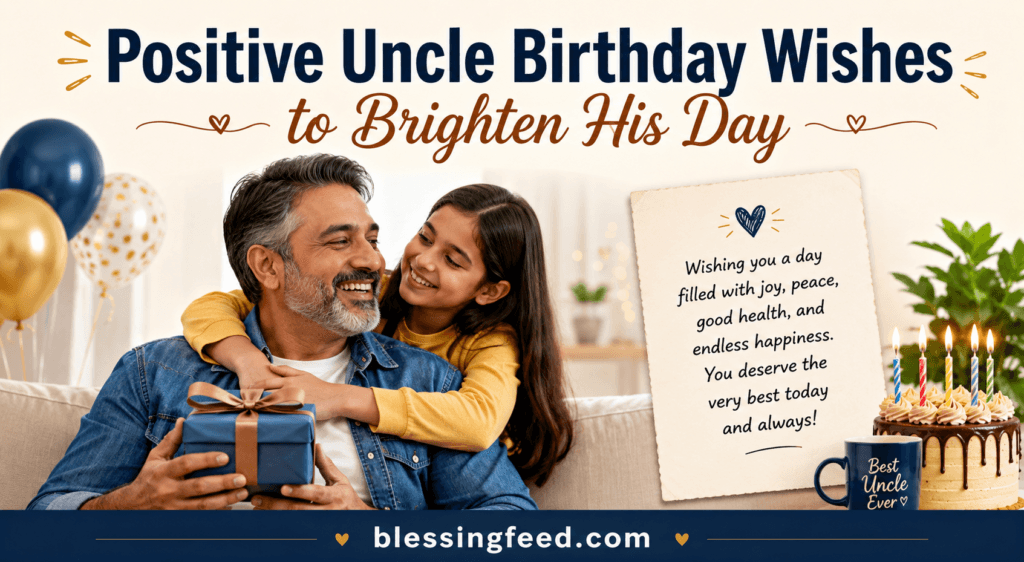 Positive Uncle Birthday Wishes to Brighten His Day