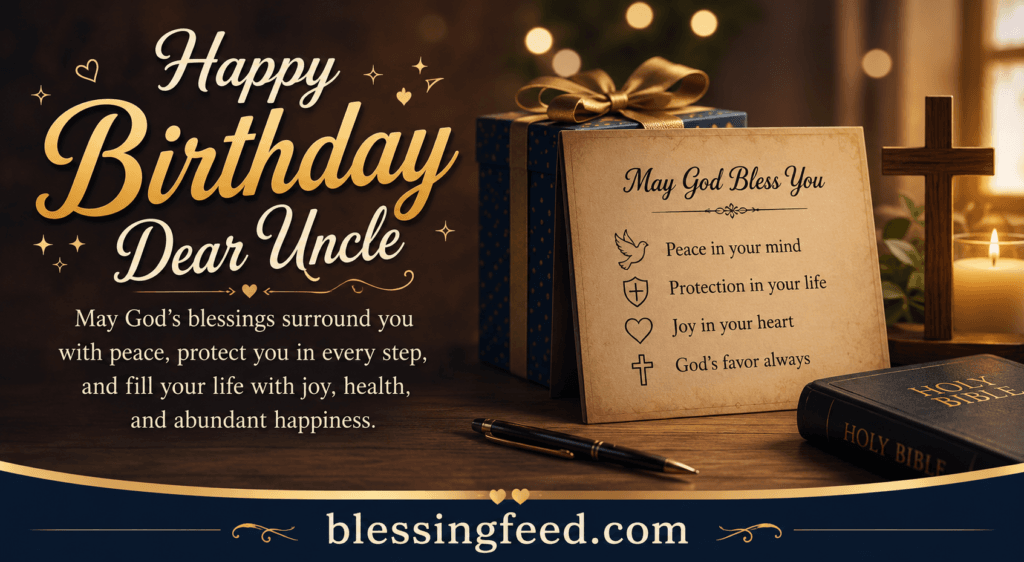 Prayerful Uncle Birthday Wishes for Peace, Protection, and Divine Favor
