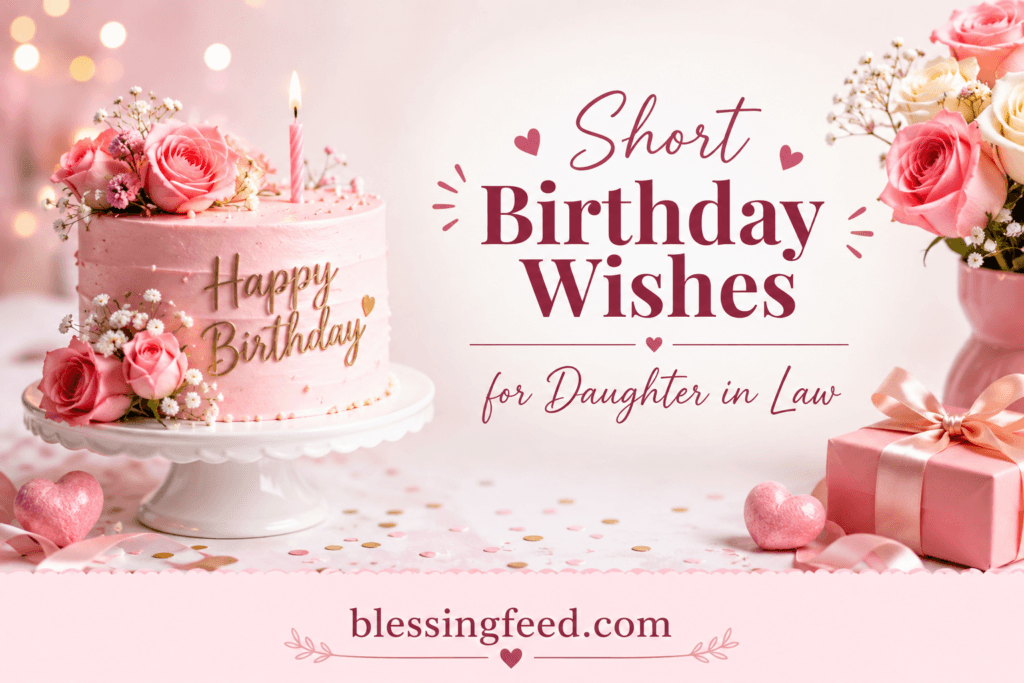 Short Birthday Wishes for Daughter in Law