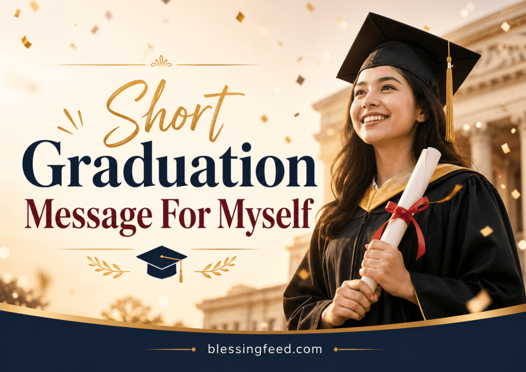 Short Graduation Message For Myself