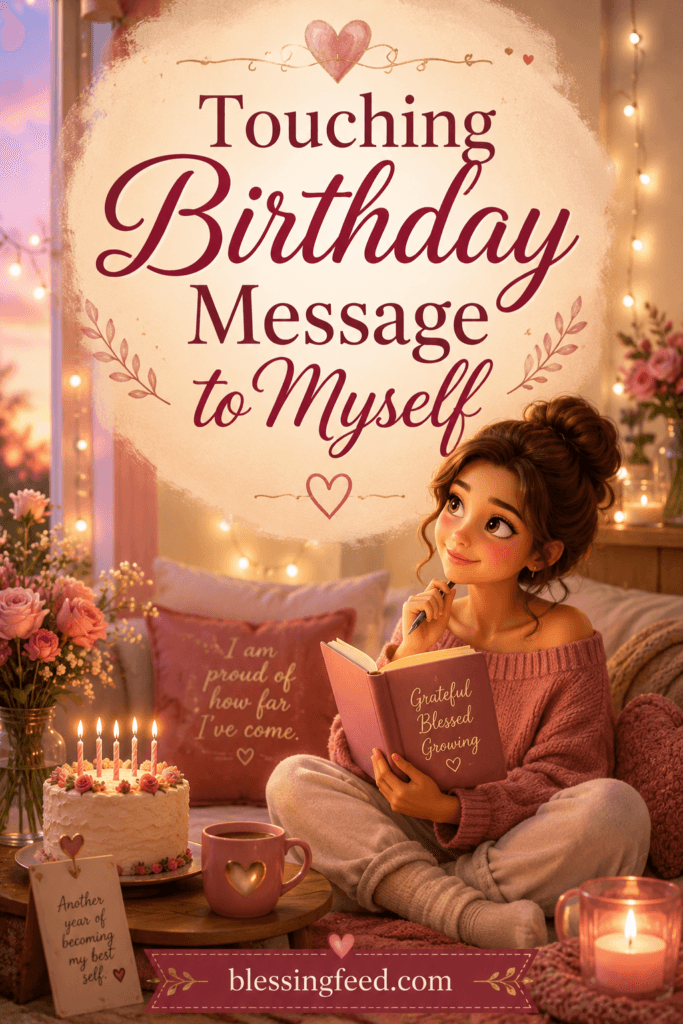 Touching Birthday Message to Myself