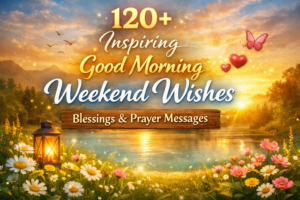 120+ Inspiring Good Morning Weekend Wishes, Blessings & Prayer Messages