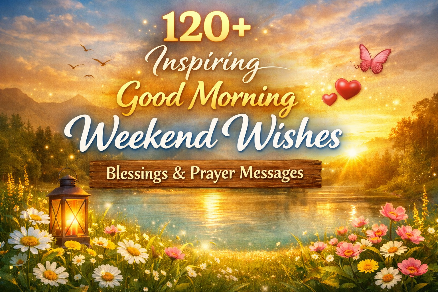 120+ Inspiring Good Morning Weekend Wishes, Blessings & Prayer Messages