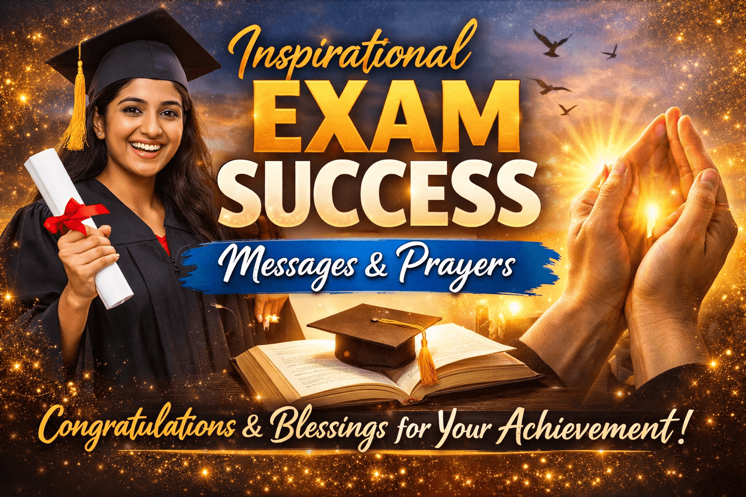 200+ Inspirational Congratulations and Prayer Messages for Exam Success