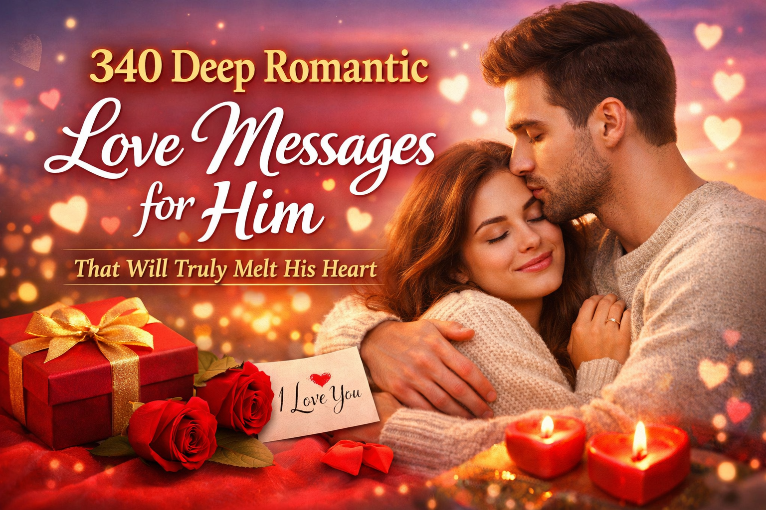 340 Deep Romantic Love Messages for Him That Will Truly Melt His Heart