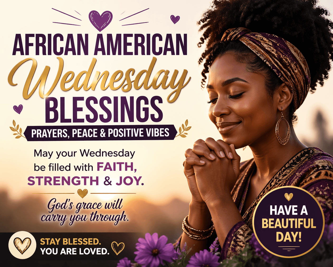 500+ Uplifting African American Wednesday Blessings: Quotes, Images & Prayers