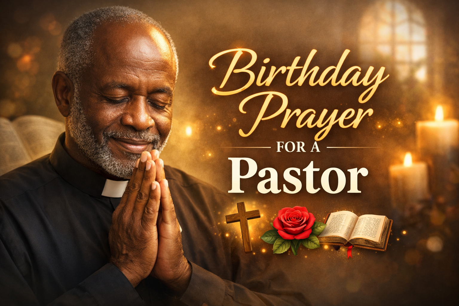 A Heartfelt Birthday Prayer for a Pastor: Blessings of Grace, Strength, and Divine Favor