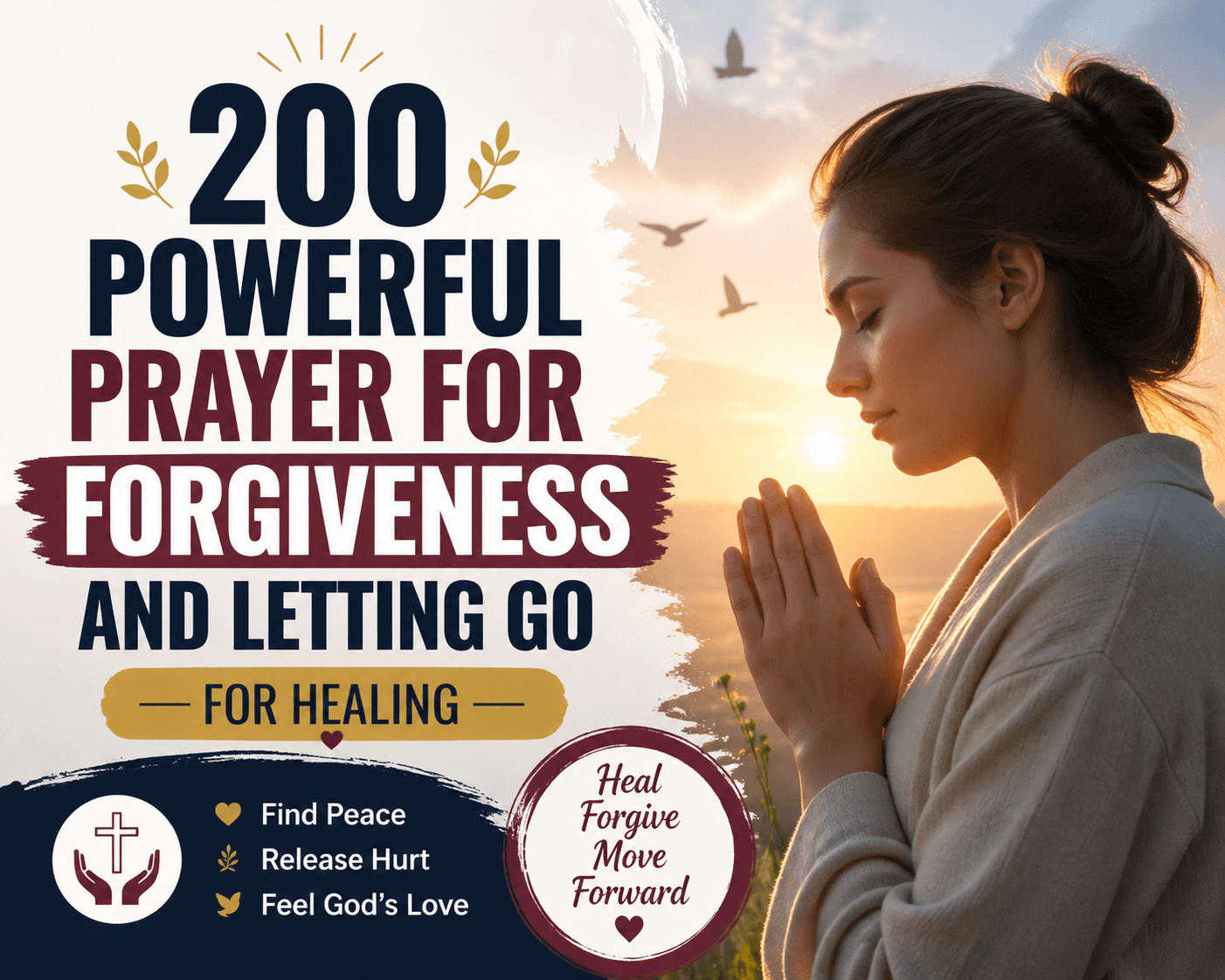prayer for forgiveness and letting go