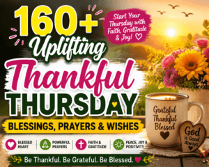 thankful thursday blessings and prayers
