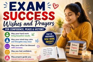 exam success wishes and prayers