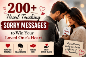 heart touching sorry messages