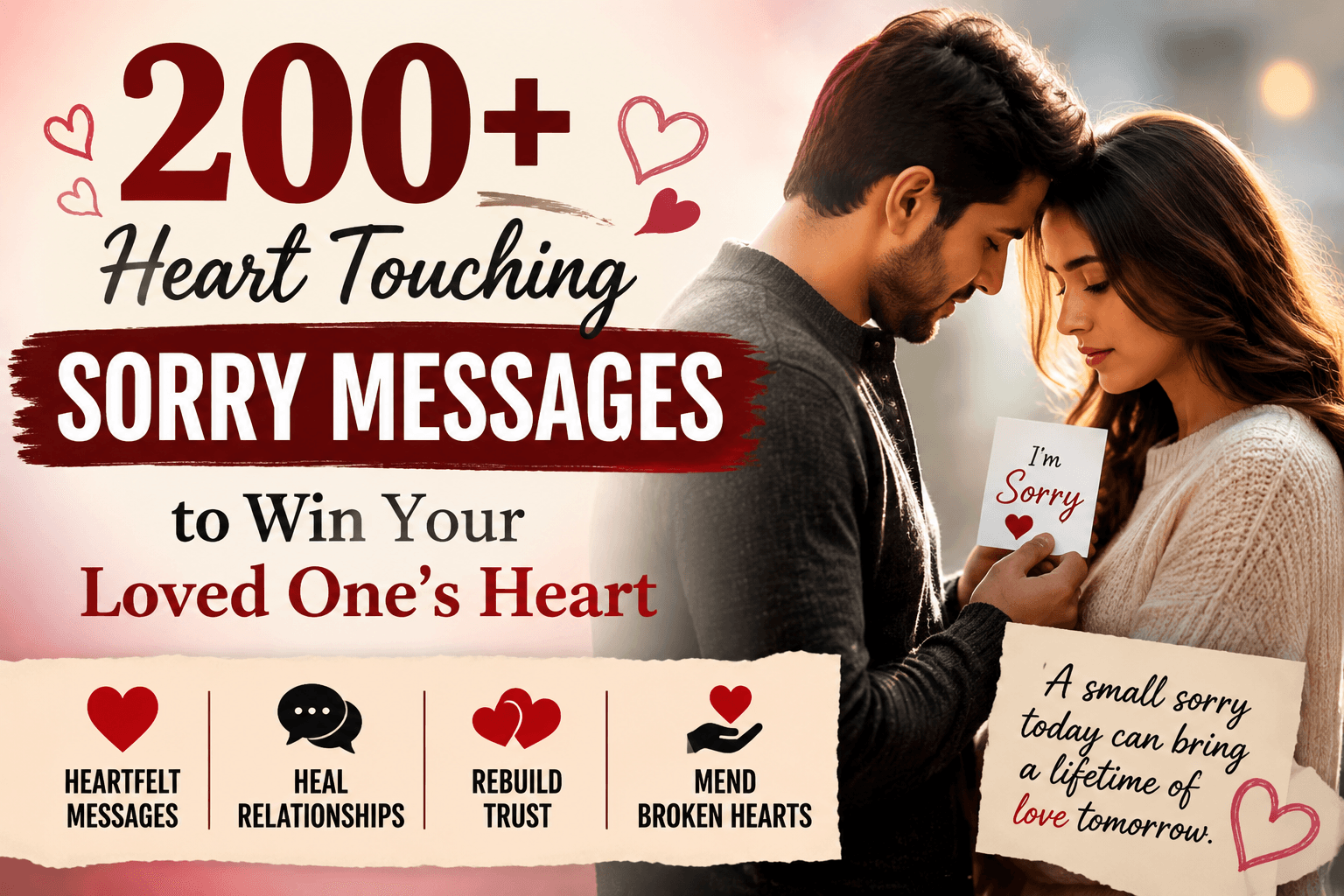 heart touching sorry messages