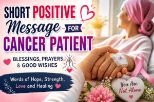 short positive message for cancer patient