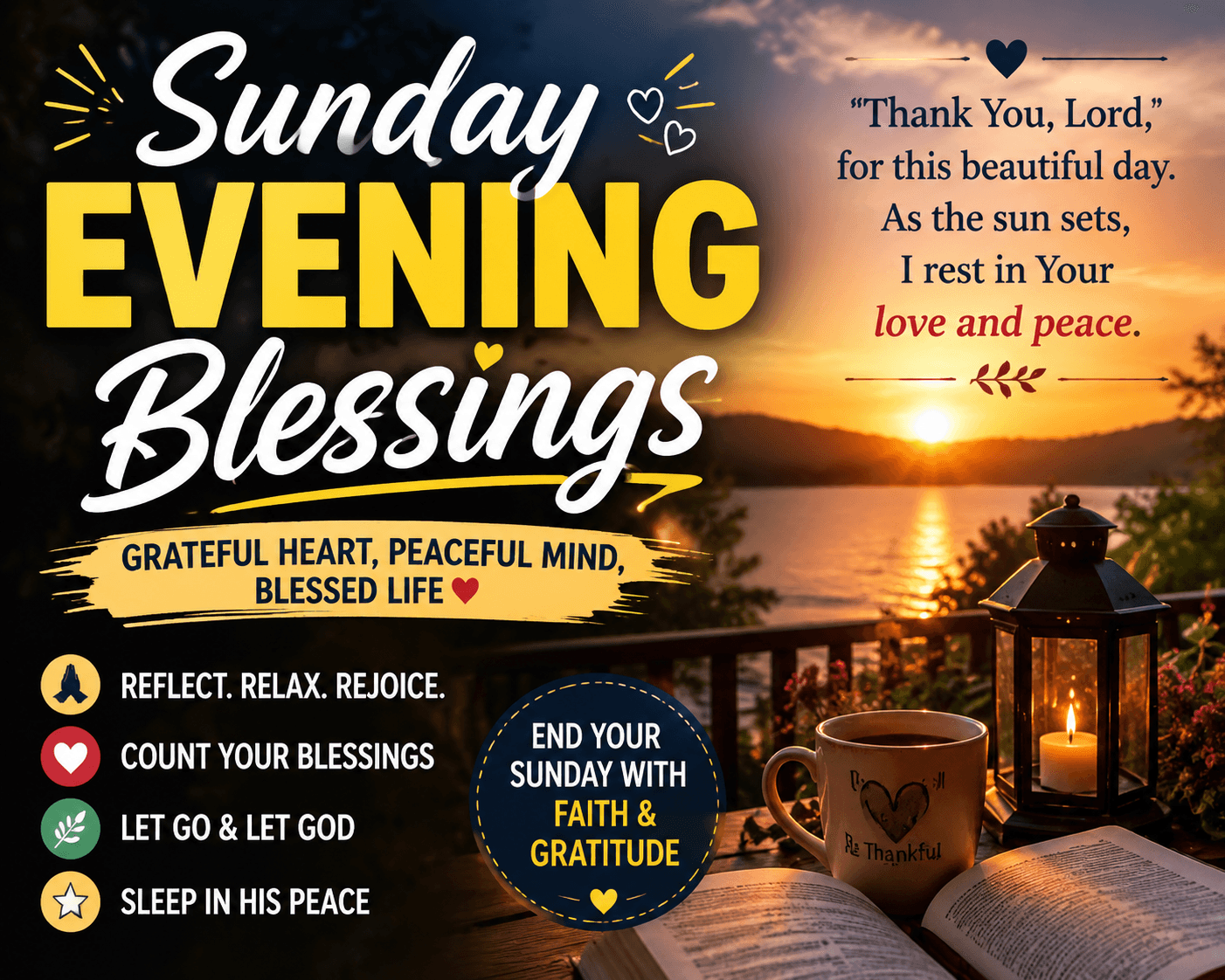 sunday evening blessings