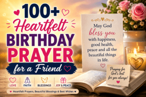 birthday prayer for a friend
