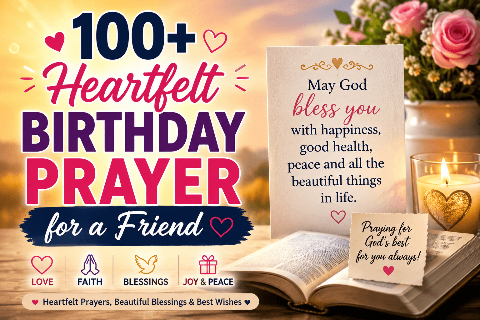 birthday prayer for a friend
